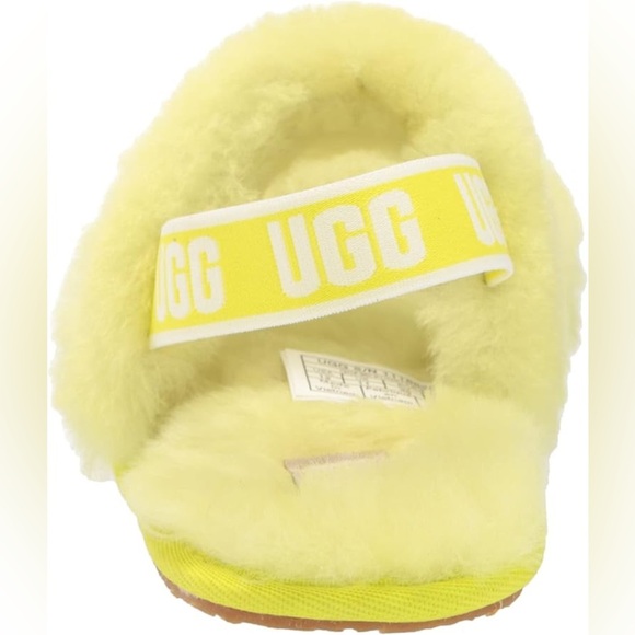 UGG Oh Yeah Slippers/Slides/House Shoes w/Slingback | Yellow | NEW!!!🍋☀️ - Picture 2 of 9